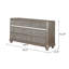 Commode 7 tiroirs l 65,1 po Stutz