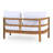 Angeliq Acacia 4 - Person Patio Conversation Set with Cushions