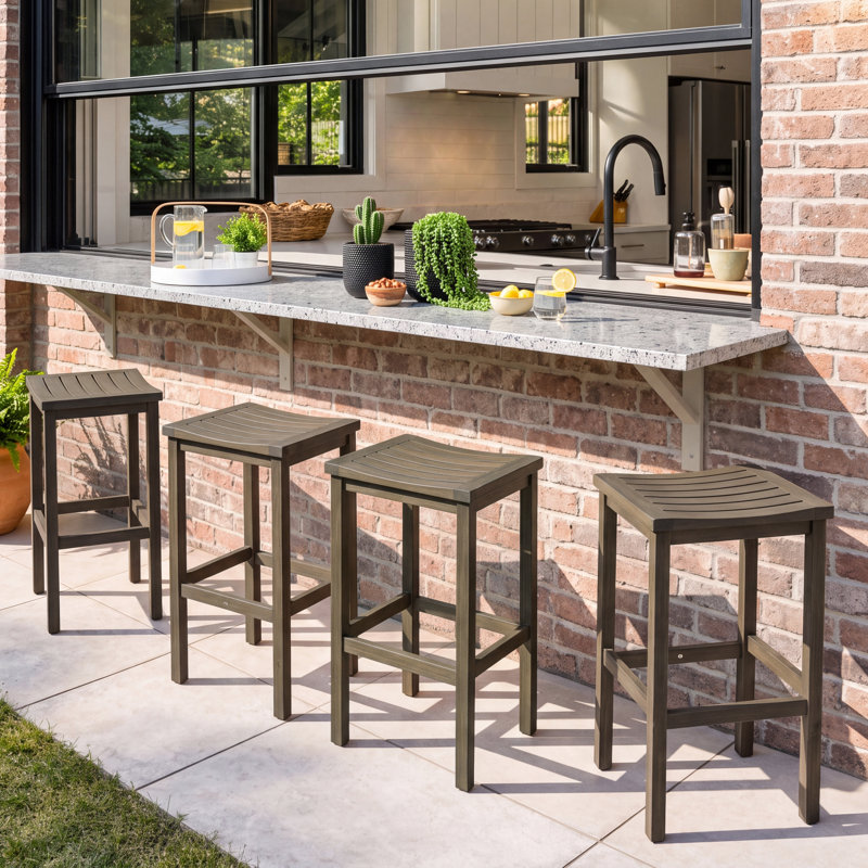 Tabouret de bar Harlon, gris