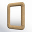 Cal Solid Wood Rectangle Wall Mirror
