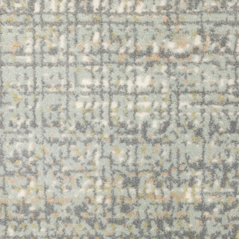 Tapis gris Abeeda, Rectangle 9 pi 10 po x 12 pi 10 po