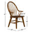 Fauteuil à dossier Windsor Hendry Hahira-540390317