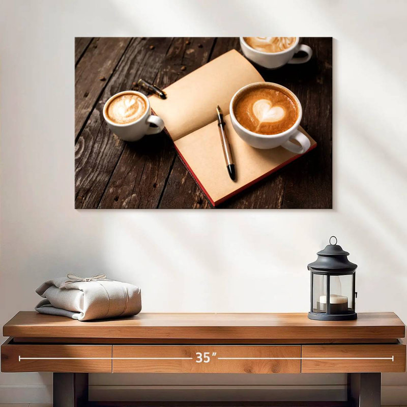 Yarlin Coffee And Diary, 16" H x 24" W