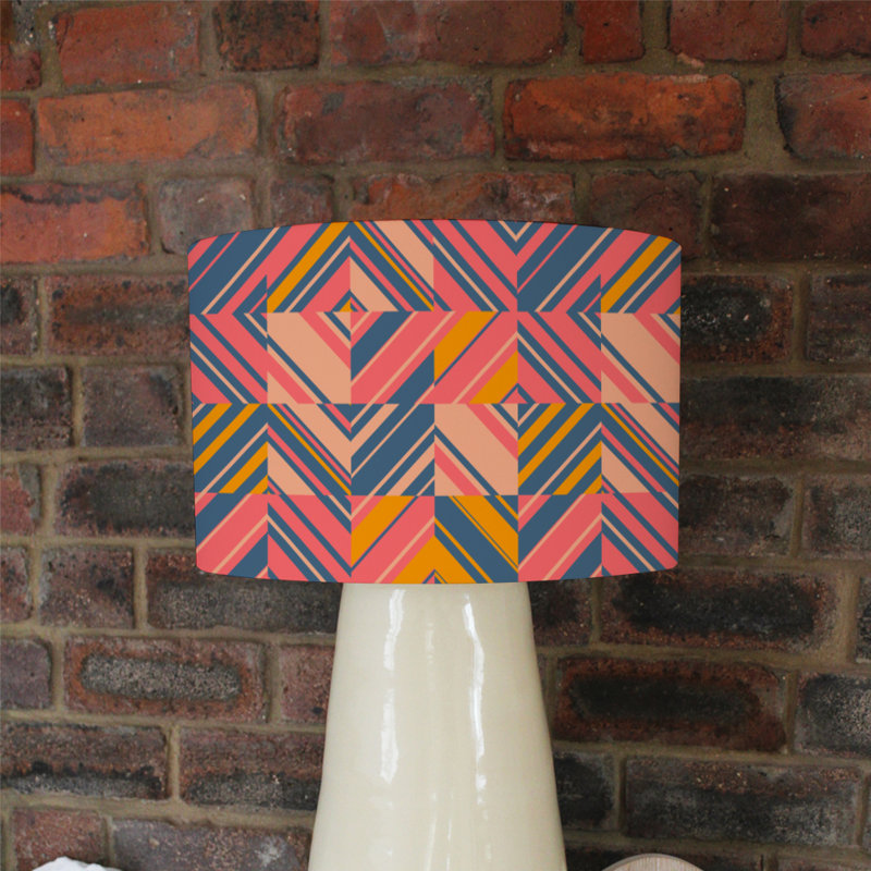 Drum Cotton Lamp Shade ( Uno ), 25cm H x 40cm W x 40cm D