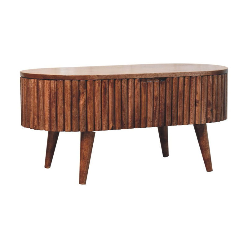 Solid Wood Honey Caramel Mokka Coffee Table