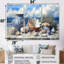 Beach Pottery in Blue and White Tons VII - Ensemble de décoration murale Beach Pottery-107181143-107181121