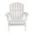 Oversize Folding Wooden Adirondack Chair, Pre-Assembled Backrest Outdoor Patio Hemlock Wood Lounge Chair for Garden Backyard Porch