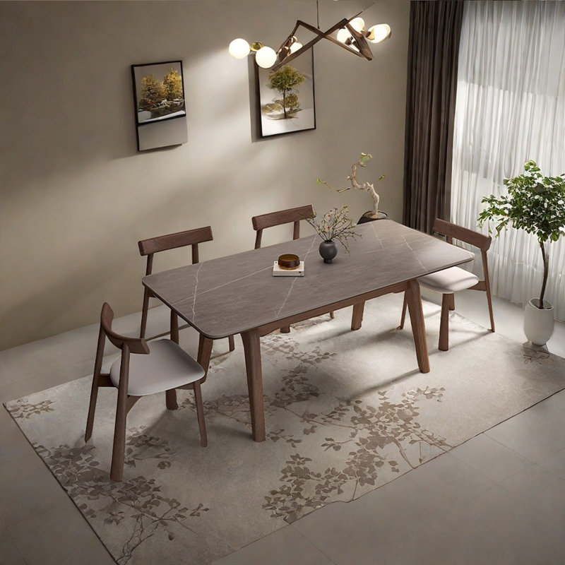 Table de salle à manger style italien, H 29,53 po x L 59,06 po x l 31,5 po