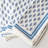 Celeste Blue Handcrafted Block Print Napkins - Set of 4