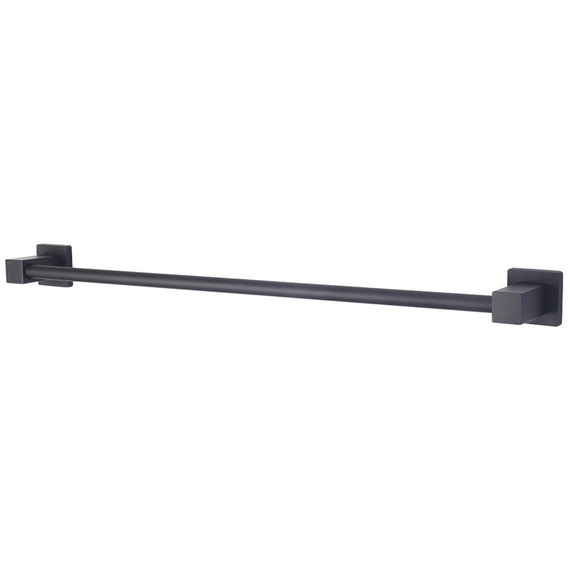 Barre à serviettes murale Mod, Noir mat