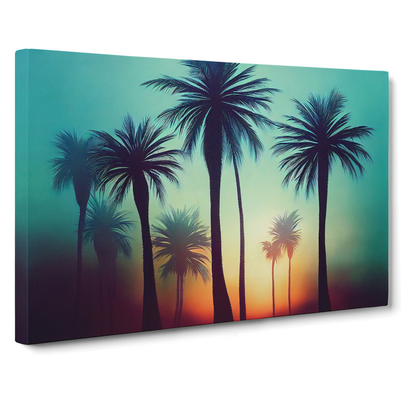 Delicious Palm Trees - Wrapped Canvas, 40cm H x 60cm W x 3cm D