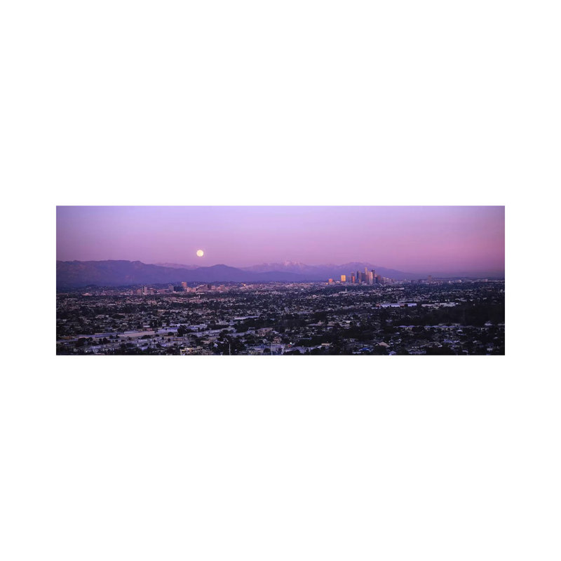 Buildings In A City - Wrapped Canvas Panoramic Print, 30.48 cm H x 91.44 cm W x 3.175 cm D