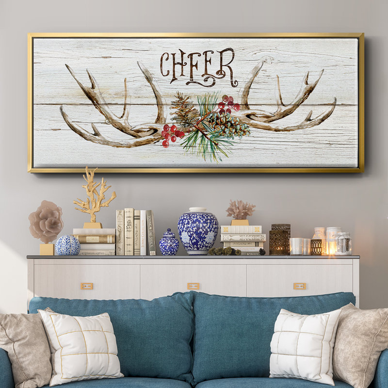 Rustic Cheer - toile encadrée