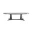 Bordeaux Oval Glass Dining Table