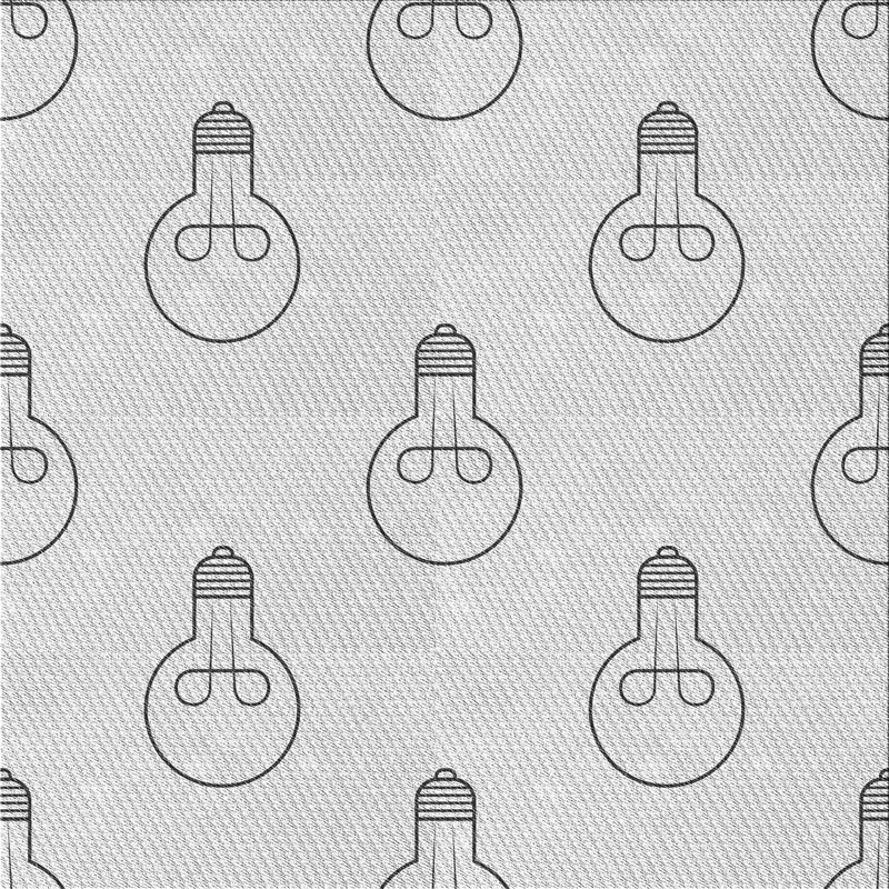 Tapis géométrique gris / noir, Carré 8 pi x 8 pi