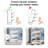 Shoe Storage Cabinet with 3 Flip Louvered Door,Organizer with Metal Hinges,Shoe Cabinet for Entryway-103294315