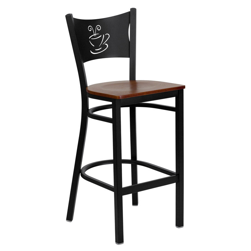 Tabouret de bar Fairmont, Cerise, Naturel, 1