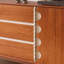 Buffet de rangement rétro en bois massif-447147220