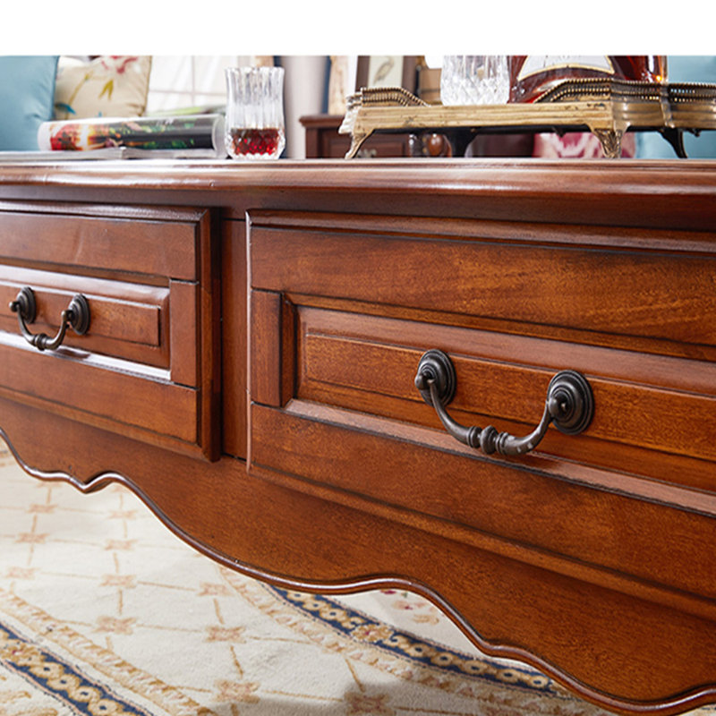 American-style vintage storage coffee table