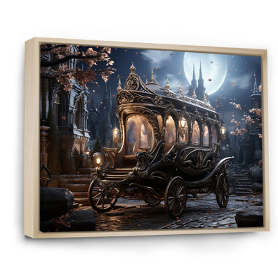 «Enchanted Evening Carriot - Old American Cart», art mural