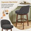 Tabouret de bar pivotant moderne Detweiler 34,2 po H-136839861-138402465