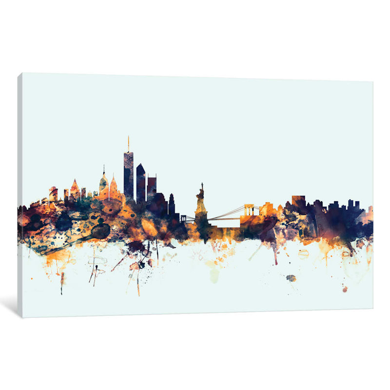 New York City, New York, USA I by Michael Tompsett - No Frame Painting on Canvas, 66.04 cm H x 45.72 cm W x 3.175 cm D