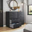 Commode avec grands tiroirs en tissu-1313045701