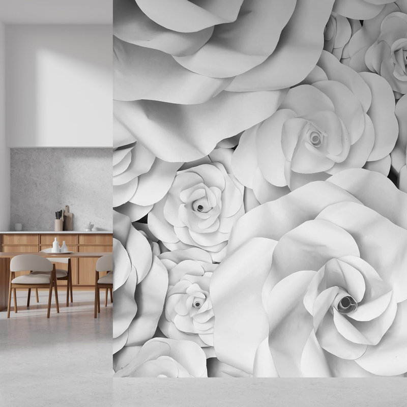 Murale florale, L 108 po x l 72 po