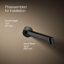 Components Wall-Mount Bathroom Sink Faucet Trim-1041799675