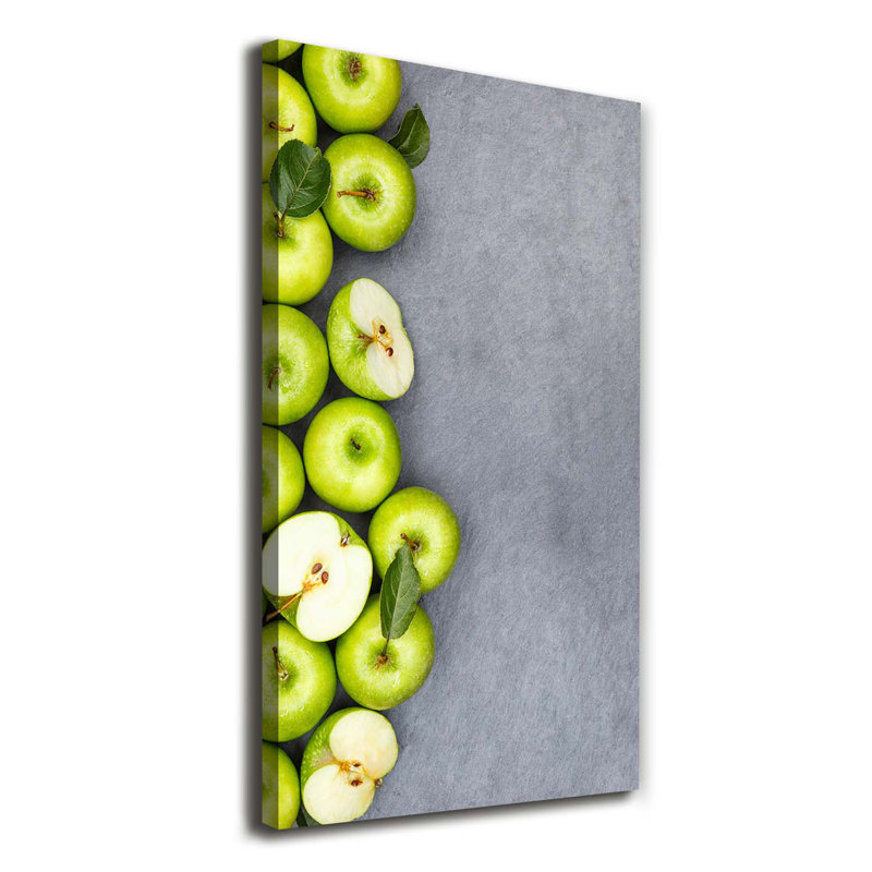 Broxton Green Apples - Wrapped Canvas Print