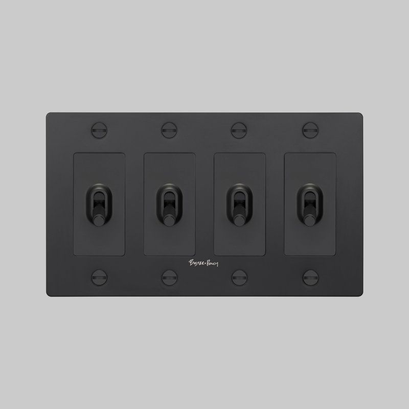 4G Toggle / Cross / With Logo, Black