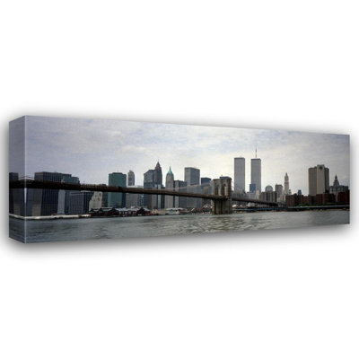 New York City Twin Towers Skyline