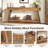 Erables 70.9" W 1-Shelf Manufactured Wood Console Table-1195280849