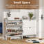 Armoire de rangement à chaussures 16 tablettes avec tablettes réglables