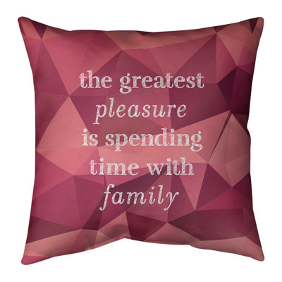 Cotton Blend Reversible Pillow Cover