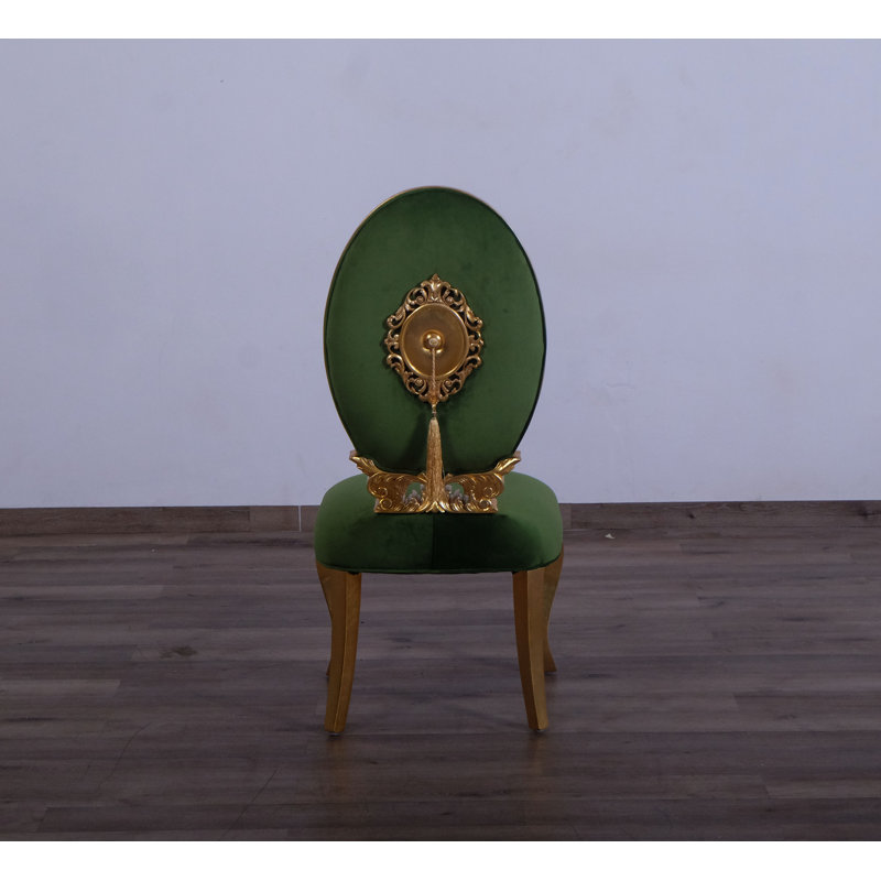 Luxor Upholstered Dining Chair, Emerald Green