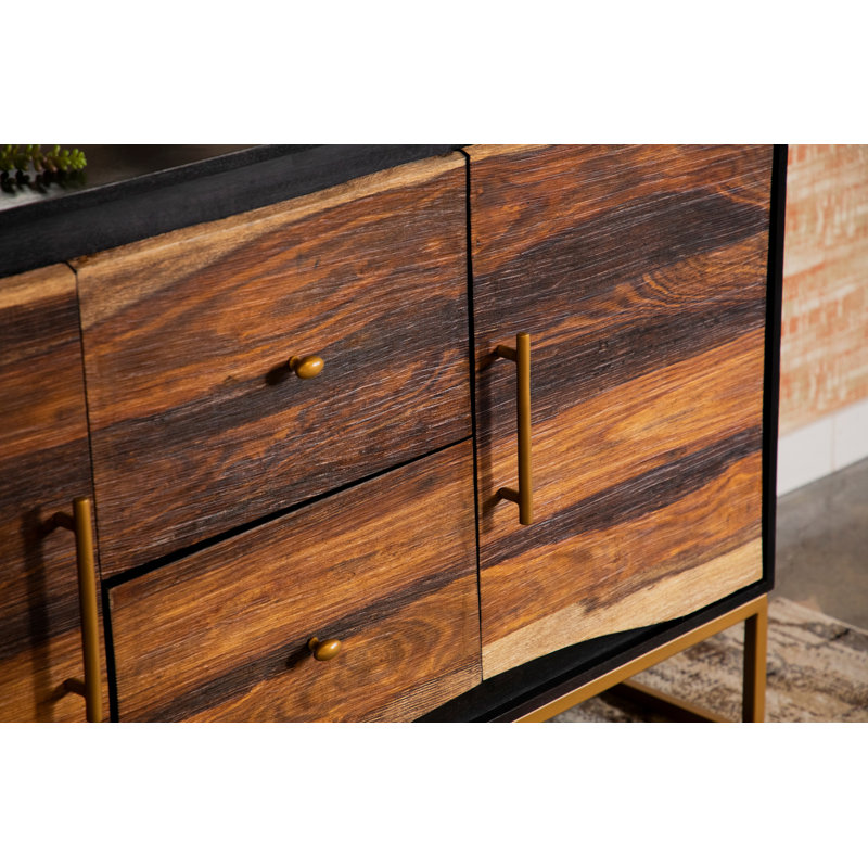 Pinnacle 57'' Solid Wood Sideboard