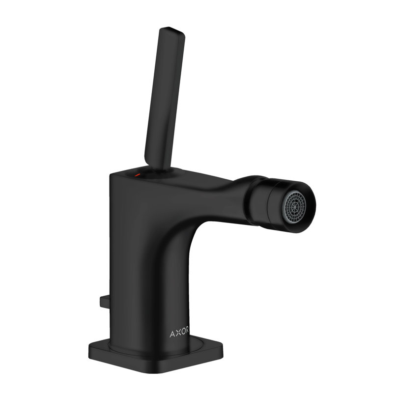 Citterio E Wall Mount Vertical Bidet Faucet, Matte Black