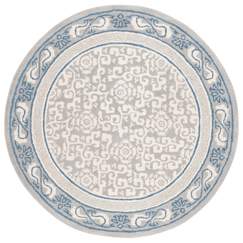 Antiquity Hand Tufted Wool Oriental Rug, Round 6'
