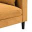 Canapé 74 po à haute résilience de 74 po, coussin en éponge confortable, cadre en bois pour la décoration intérieure - salon orange, bureau moderne, base, chambre à coucher, appartement 74-1739369479
