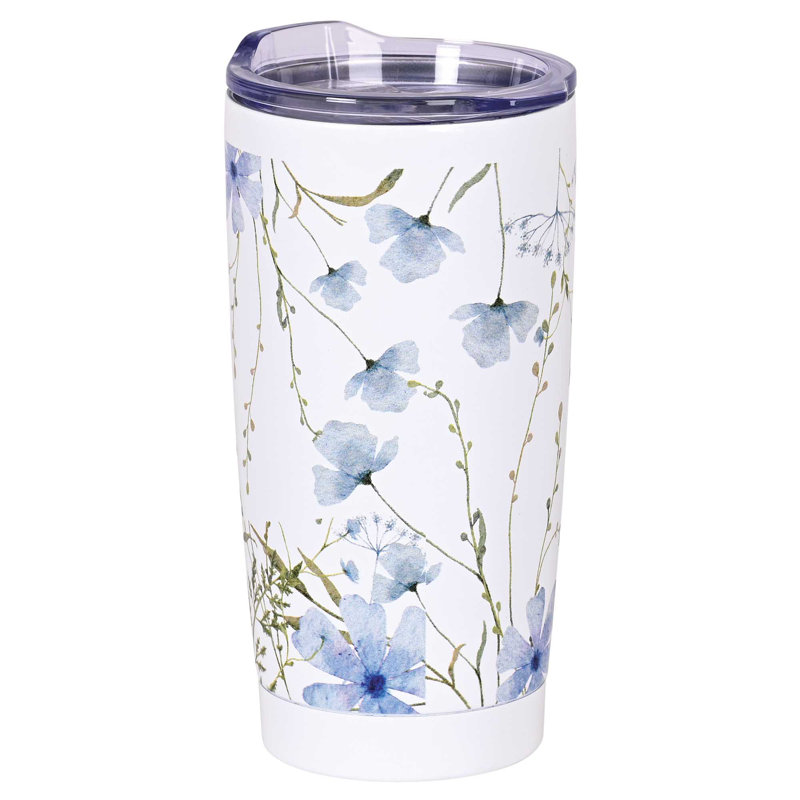 Verre culot floral Ne vous inquiétez pas d'environ 20 oz