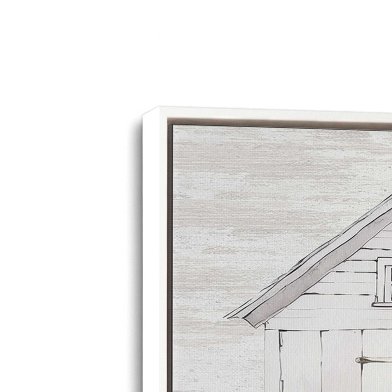 Reproduction d'art Posie, Framed Canvas, 32 W x 24 H, Blanc