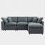 Canapé convertible en L avec méridienne réversible Modern-58360170