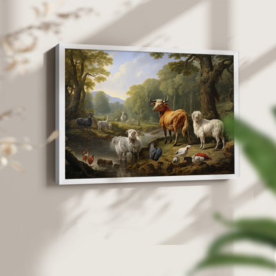 Faune, série XXVI, reproduction encadrée
