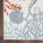 Baeza Animal Print Ivory/Blue/Red Area Rug-7296599