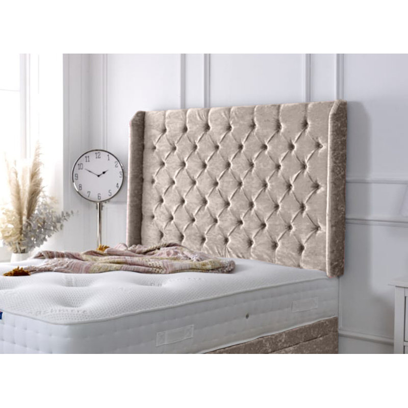 Upholstered Headboard, Single (3'), Champagne