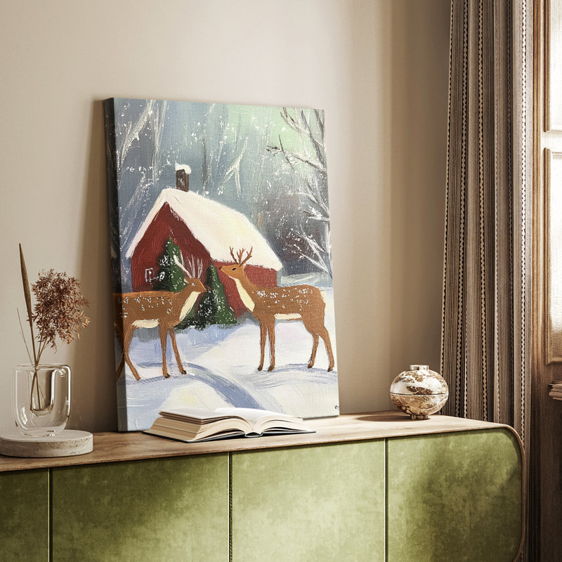 Art de Noël des Fêtes de Noël CDLxxxi - galerie Cavas sur mesure, H 12 po x l 8 po