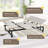 Electric Ergonomic Adjustable Bed Base with Wireless Remote, Queen Size