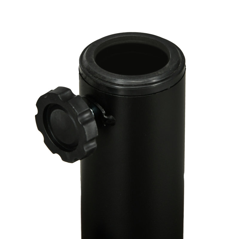 Base de parasol d'extérieur - 64 lbs remplissable, convient aux poteaux de 1,5 po et 2 po, lbs