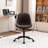 Darlaine Armless Swivel Office Chair Faux Leather Upholstered Waterproof Desk Chair Ergonomic Adjustable Computer Chair-1872164828